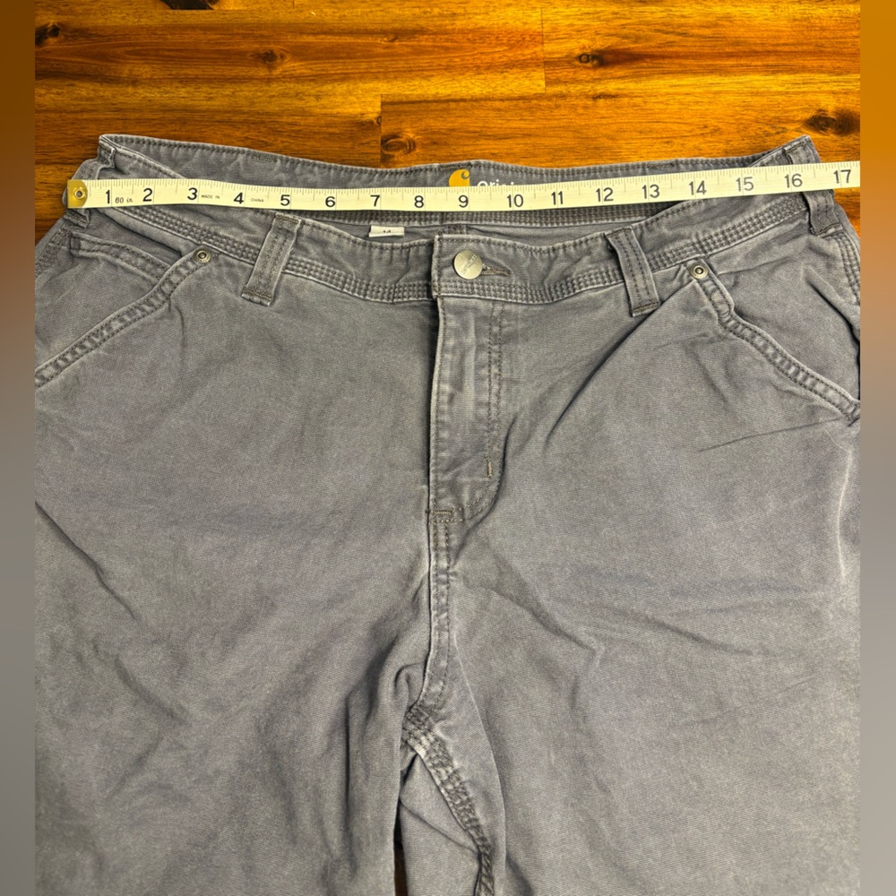 Carhartt Blue Original Fit shorts Women size 14